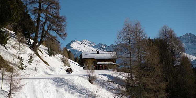 Winterwanderung Fragges – Prader Alm - Furkelhütte